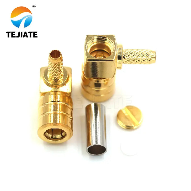 1PCS SMB Connector SMB-K/KW/J/JW-1.5 Bent Male/Female Header Press Welding RG316 Feeder Adapter