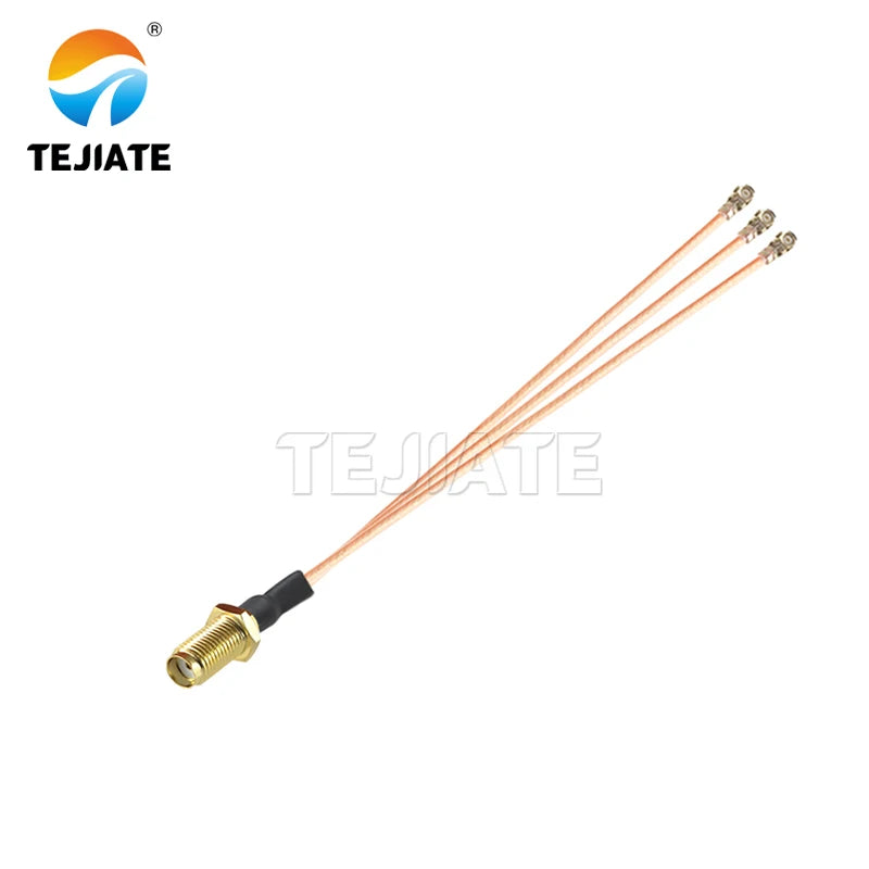 0.1m 1 to 2 and 1 to 3 SMA to RF Antena UFL Seat Splitter RG178 Cable
