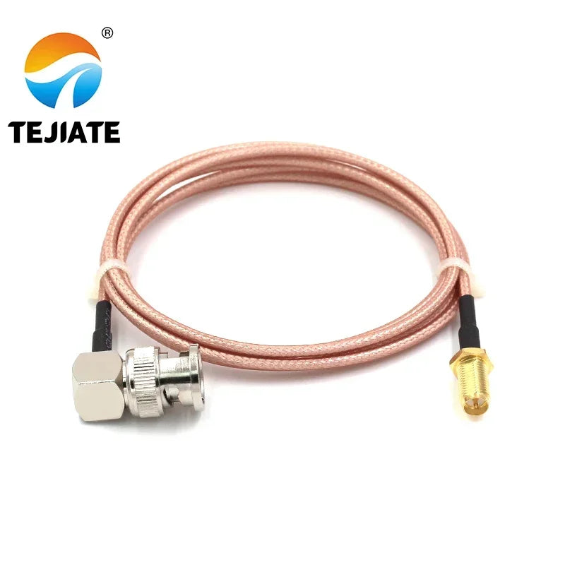 1PCS TEJIATE Adapter Cable BNC To RPSMA Type BNC-JW Convert RPSMA-KY 8-90CM 1M 1.5M 2M Length Connector RG316 Wire