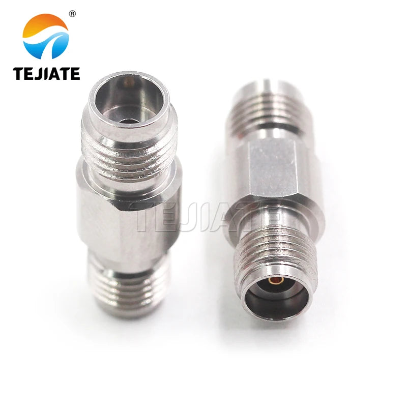 DC-40G 50G stainless steel millimeter wave 1.85mm 2.92mm 2.4mm female to male rf coaxial high frequency adapter adaptor