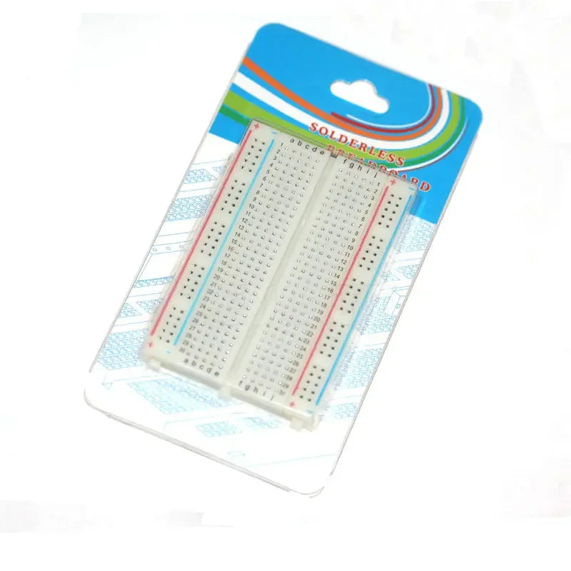 Breadboard SYB-130 SYB-170 SYB-500 MB-102 170 400 700 760 830 840 1600 Hole Power Module 1/2 Way Jump Wire Jumpers Free Splice