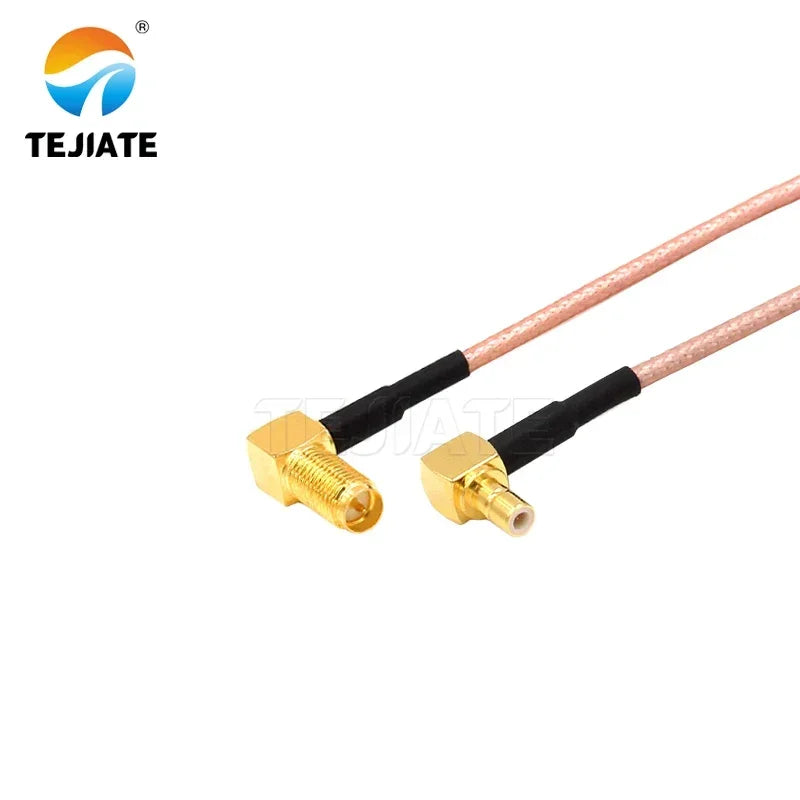 1PCS TEJIATE Adapter Cable SMB To RPSMA Type SMB-JW Convert RPSMA-KW 8-90CM 1M 1.5M 2M Length Connector RG316 Wire
