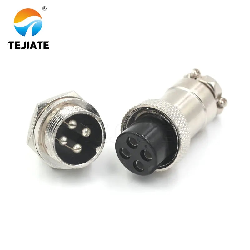 1 set of aviation plug GX20-2P/3P/4P/5P/6P/7P/8P/9P/10P/12P core 20mm socket aviation plug + socket