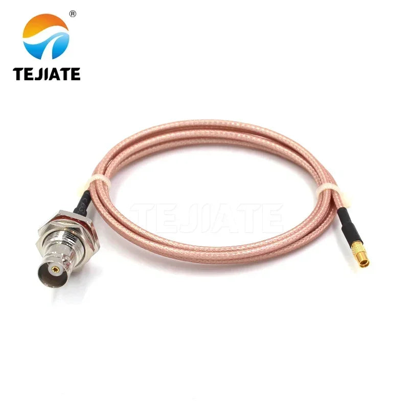 1PCS TEJIATE Adapter Cable BNC To MMCX Type BNCK Convert MMCXK 8-90CM 1M 1.5M 2M Length Connector RG316 Wire