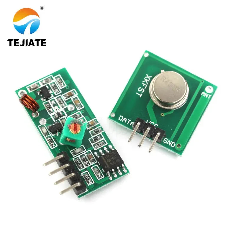 1Set 315M/433M UHF Regeneration Receiving Module  Wireless Transmission Modular Unit Transmitter + Receiver
