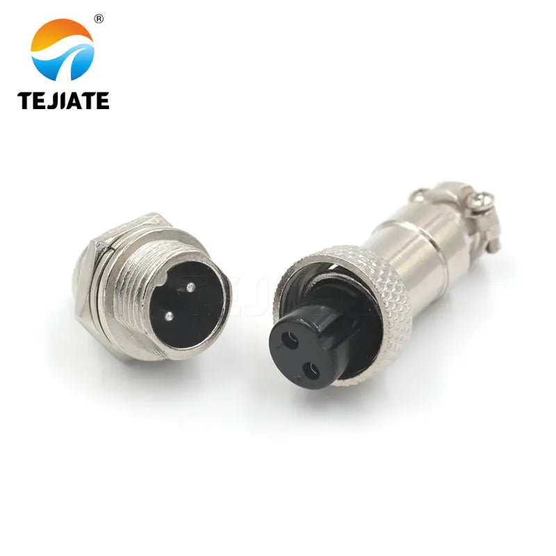 1 set of aviation plug 12MM GX12-2P3P4P5P6P socket aviation plug connector connector plug + socket