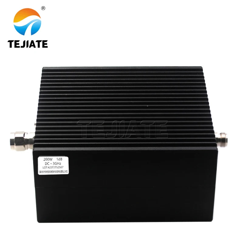 N-type 200W high power coaxial fixed attenuator N-JK 1/10/20/30/40/50dB DC-3/4GHz