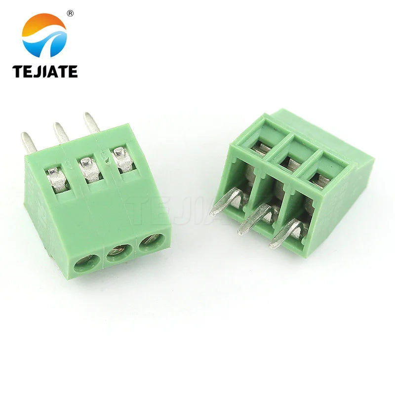 2PCS DG308 wiring terminal KF128 2.54mm spacing 120 screw type PCB wiring terminal 2/3P connector