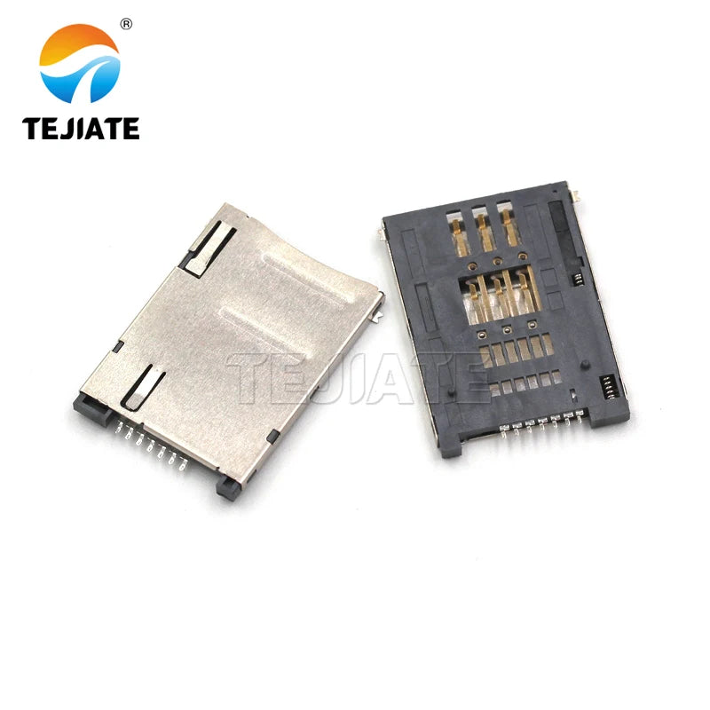 SD/MINI/TF/SIM/NANO/MICRO card holder card slot card tray size/length body with self-elasticity