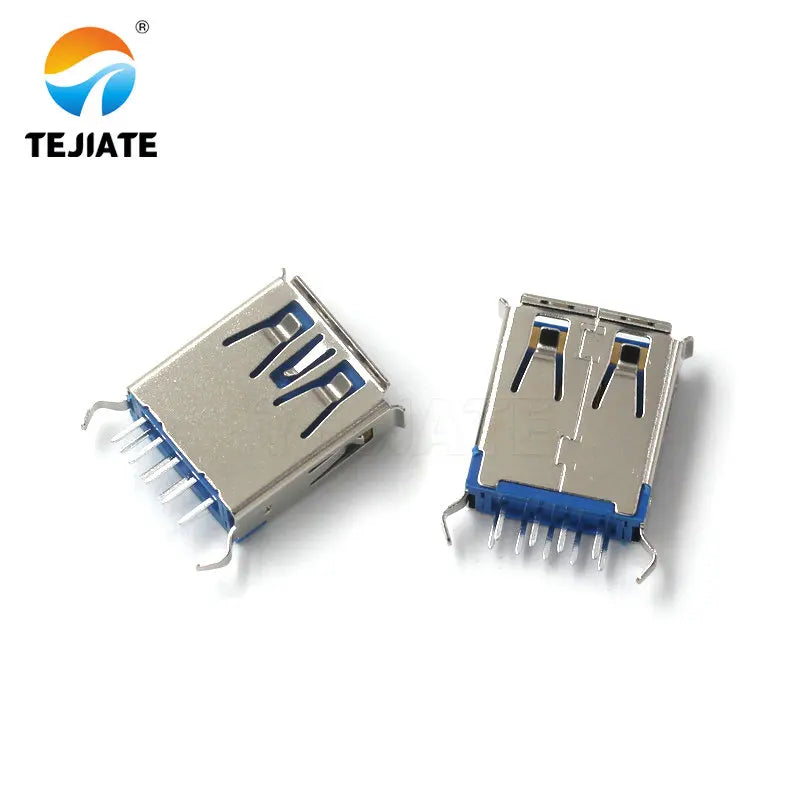 5pcs USB3.0-AM / AF 90 / 180 Degree USB A Male Plug A Female Seat B Female square port A Type B Sockect Interface Connector
