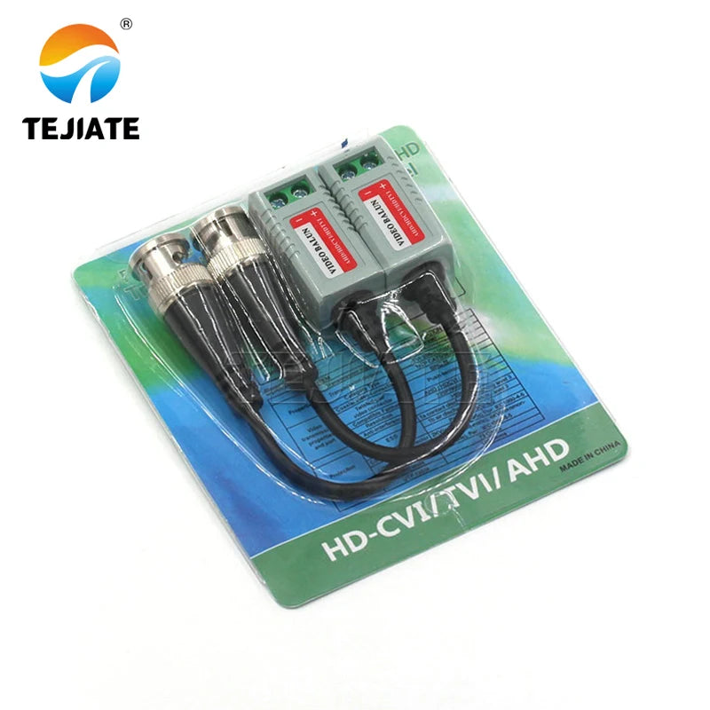 2pcs （1Pairs）BNC to AHD for Internet Adapter RF Coaxial AHD/CVI/TVI cable Connector