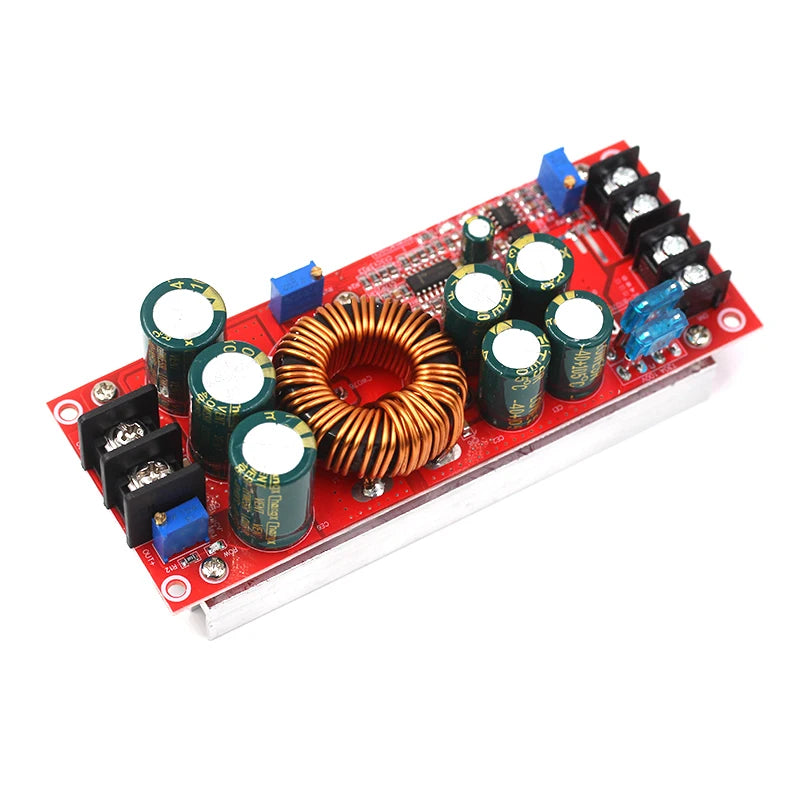 1200W High Power DC-DC Adjustable Boost Power Module Board Constant Voltage and Constant Current Laptop Car Audio