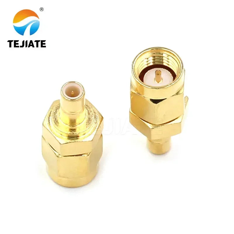 2PCS SMB RF Adapter Antenna Pedestal SMA To SMB-JJ/KK L-type BNC/SMA Male To SMB Male Header SMB Double Way Connector