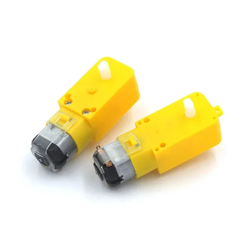 Motor motor DC3V-6V DC reduction strong magnetic anti-interference four-car drive rubber wheel