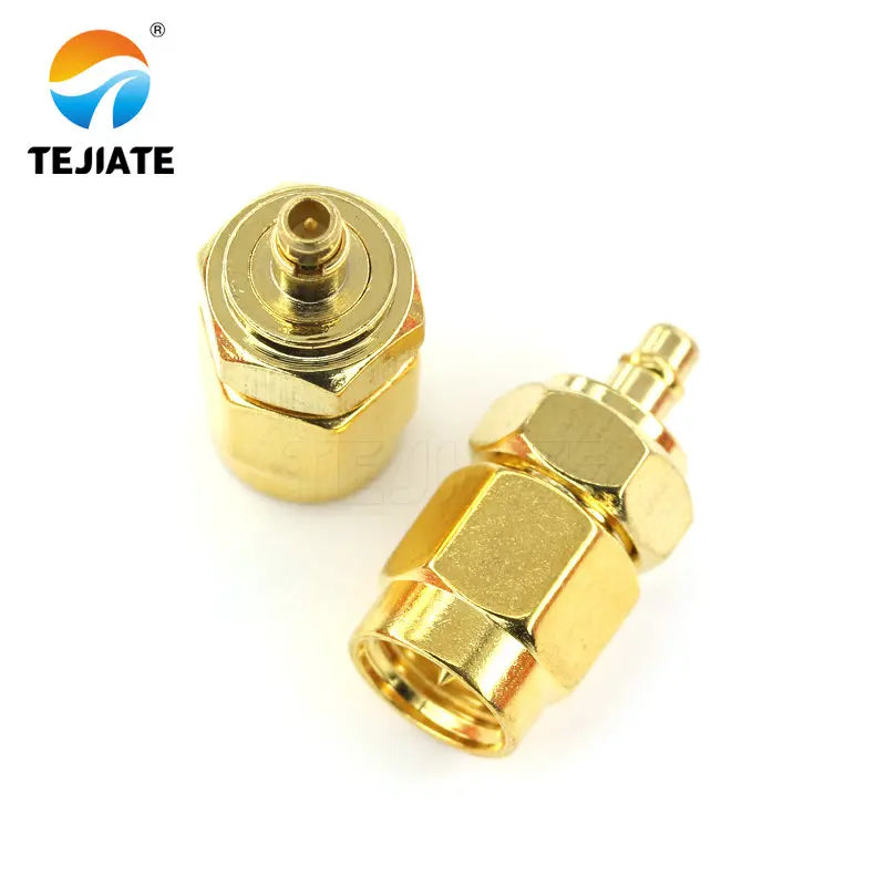 1PCS SMA to MCX MMCX adapter SMA/MCX/MMCX-J/K internal and external RF coaxial adapter connector antenna gold-plated