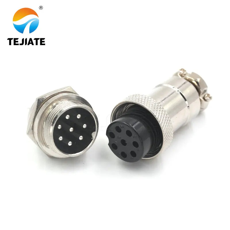 1 set of aviation plug GX20-2P/3P/4P/5P/6P/7P/8P/9P/10P/12P core 20mm socket aviation plug + socket