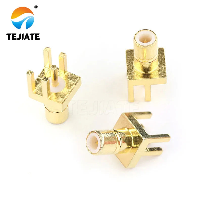 1PCS SMB-KWE/JWE/JE/KE Right Angle 90 degree Female Head RF Connector 50ohm Antenna Seat