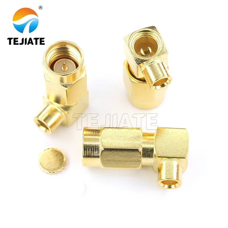 1PCS SSMA-JWB2 Curved male head Elbow Male Semi-Flexible Semi-Steel RF Coaxial Connector Inner Stew and Pin Plug