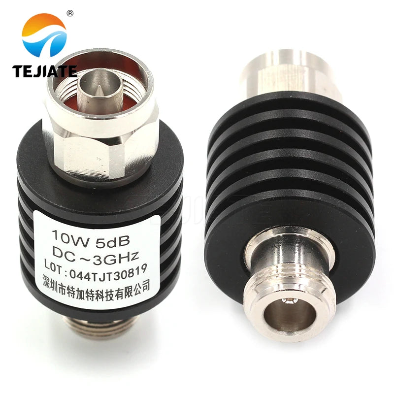 1PCS N-JK 10WDC-3GHz 1DB-40DB attenuator RF coaxial female plug and male plug connector adapter N male female head