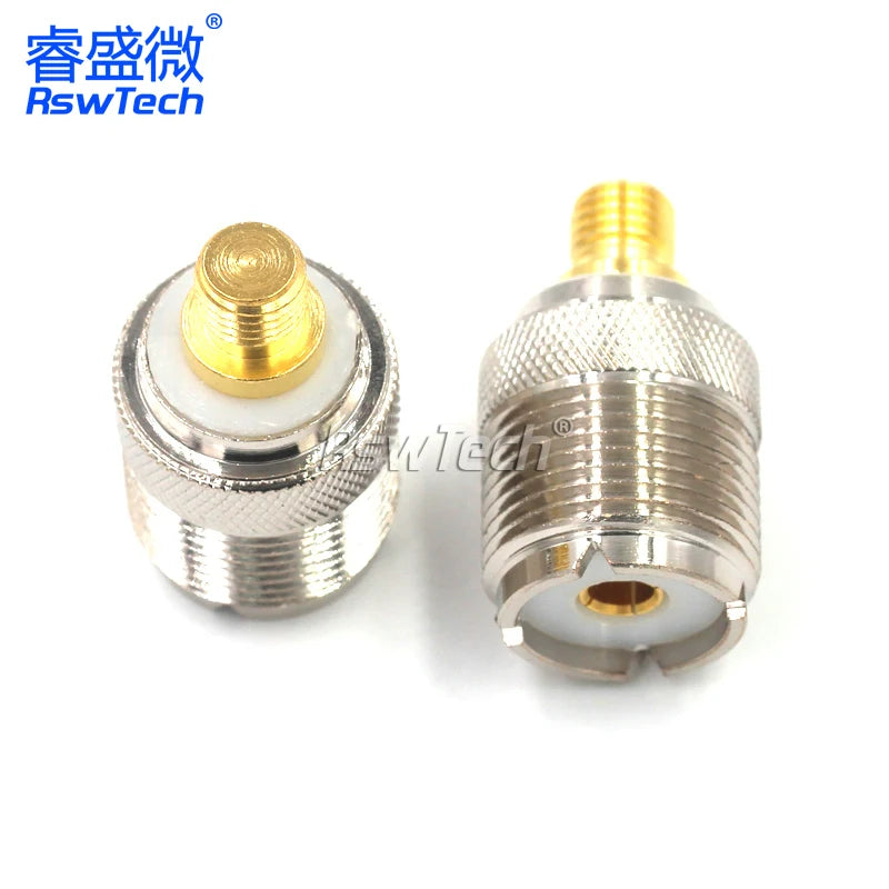 1PCS BNC-UHF To UHFK SMAK-UHF MINI Male/Female Header Connector M Base RF Adapter