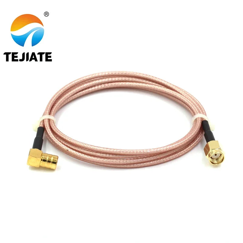 1PCS TEJIATE Adapter Cable SMB To SMA SMB-KW Convert RPSMA-J 8-90CM 1 1.5 2M Length Connector RG316 Wire