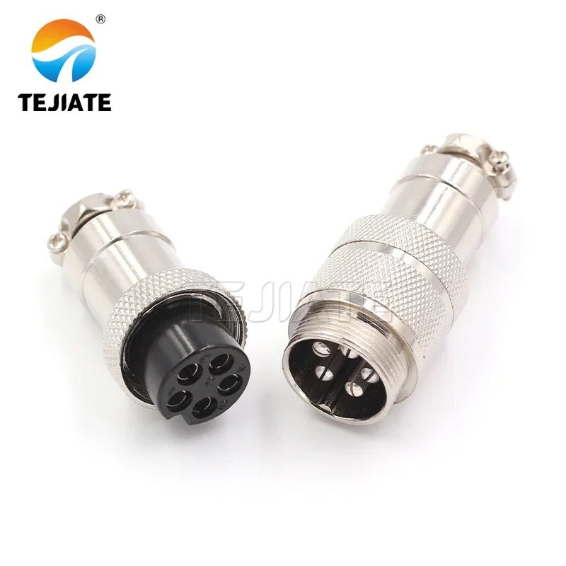 Butt-jointed aviation plug and socket GX20-2P/3/4/5/6/7/8/10/12 core 20mm butt connector