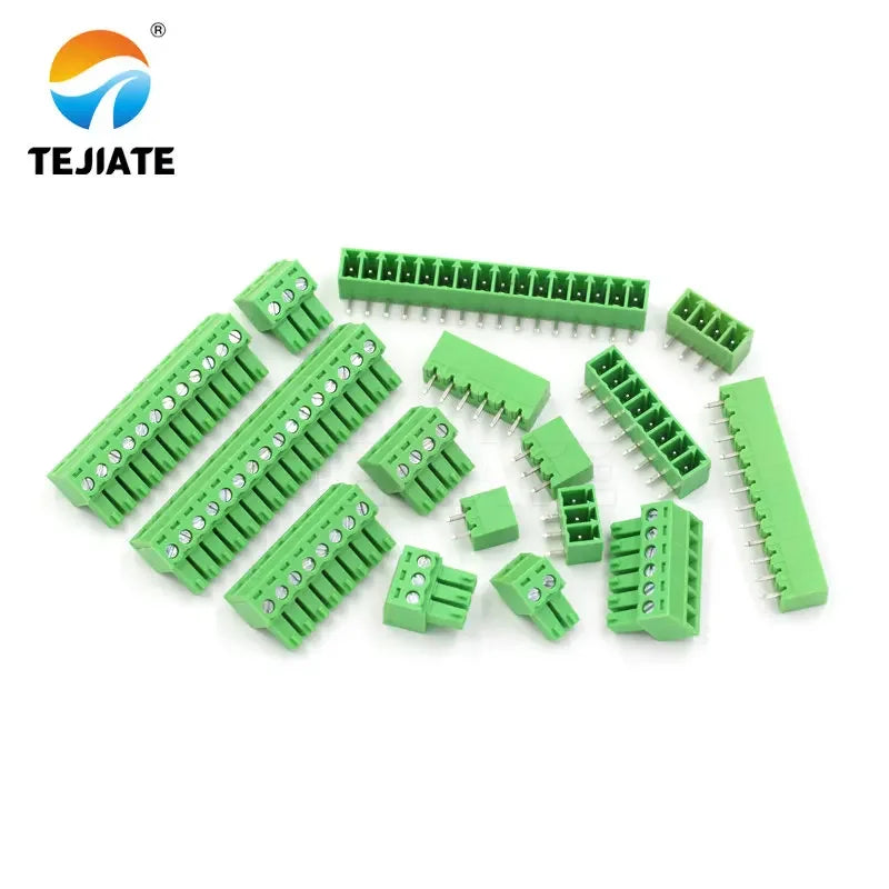 KF2EDG 3.81MM Plug-In PCB Terminal Straight Pin Socket 2/3/4/5/6/7/8/9P