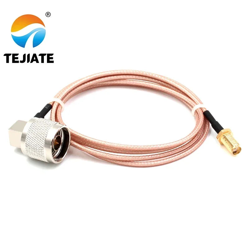1PCS TEJIATE Adapter Cable SMA To N Type SMA-KY Convert N-JW 8-90CM 1 1.5 2M Length Connector RG316 Wire