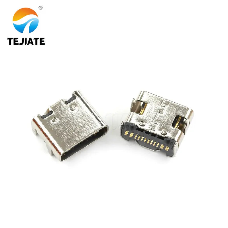 5PCS type-c female socket direct insertion SMT socket USB-3.1 6P16P 4-pin high-definition transmission interface fast charging