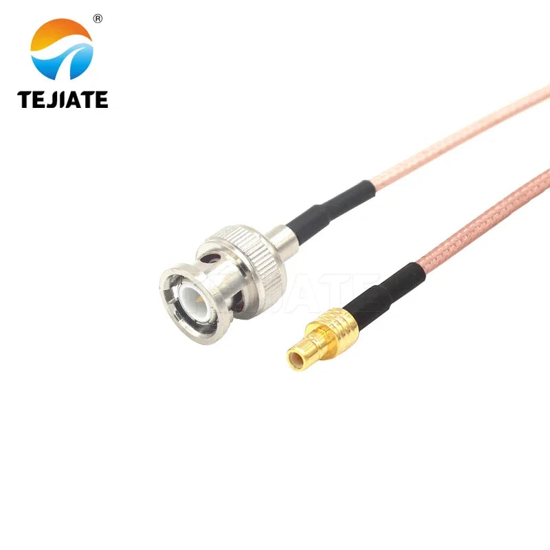 1PCS TEJIATE Adapter Cable SMB To BNC Type SMBJ Convert BNCJ 8-90CM 1M 1.5M 2M Length Connector RG316 Wire