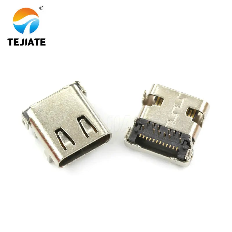 5PCS type-c female socket direct insertion SMT socket USB-3.1 6P16P 4-pin high-definition transmission interface fast charging