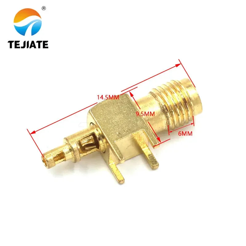 SMA rf coaxial pcb connector crimp for 1.13 cable