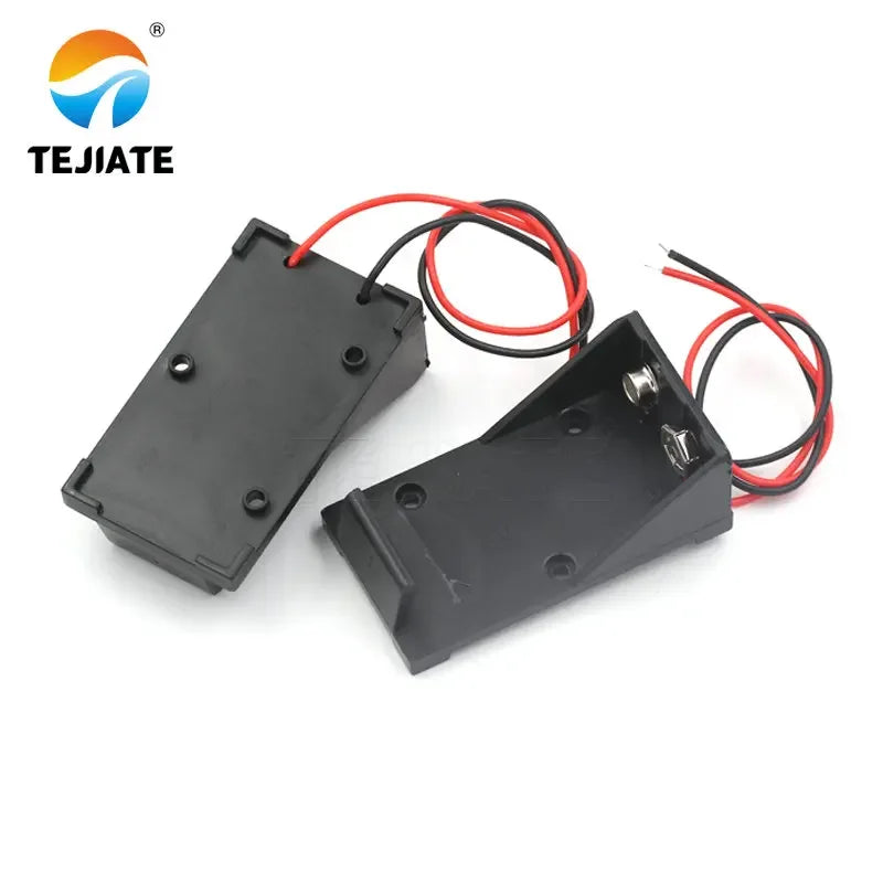 9V battery connector snap on power adapter T-type I-type dual wire clamp cable 9V socket plug snap on connection