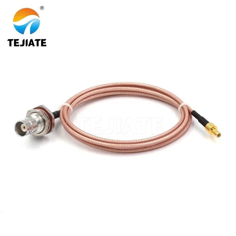 1PCS TEJIATE Adapter Cable SMB To BNC Type SMBJ Convert BNCK 8-90CM 1M 1.5M 2M Length Connector RG316 Wire