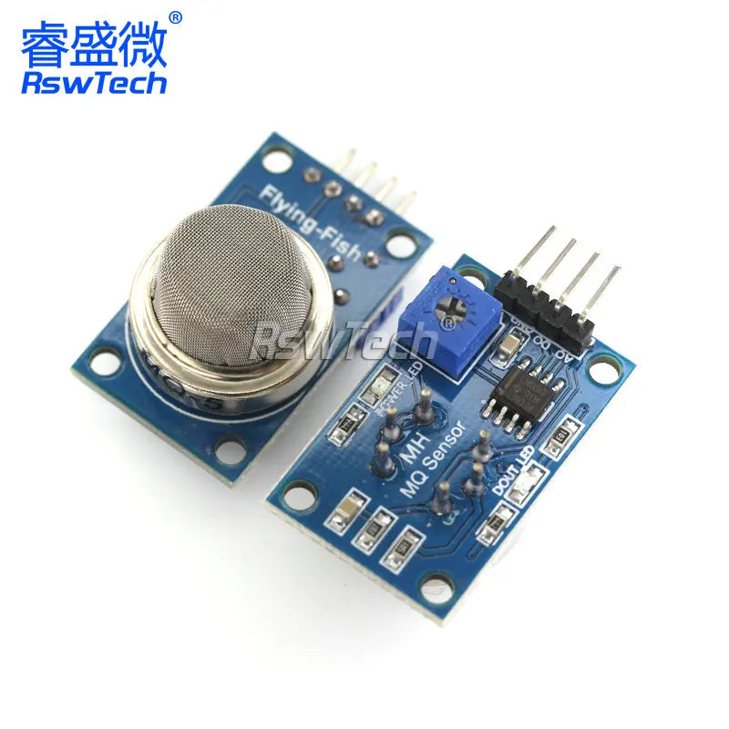 1PCS MQ-2/3/4/5 Sensor Module Air Detection Modular Device Smog/Alcohol/Methane/Combustible Gas Monitor Probe Unit Sensor Module