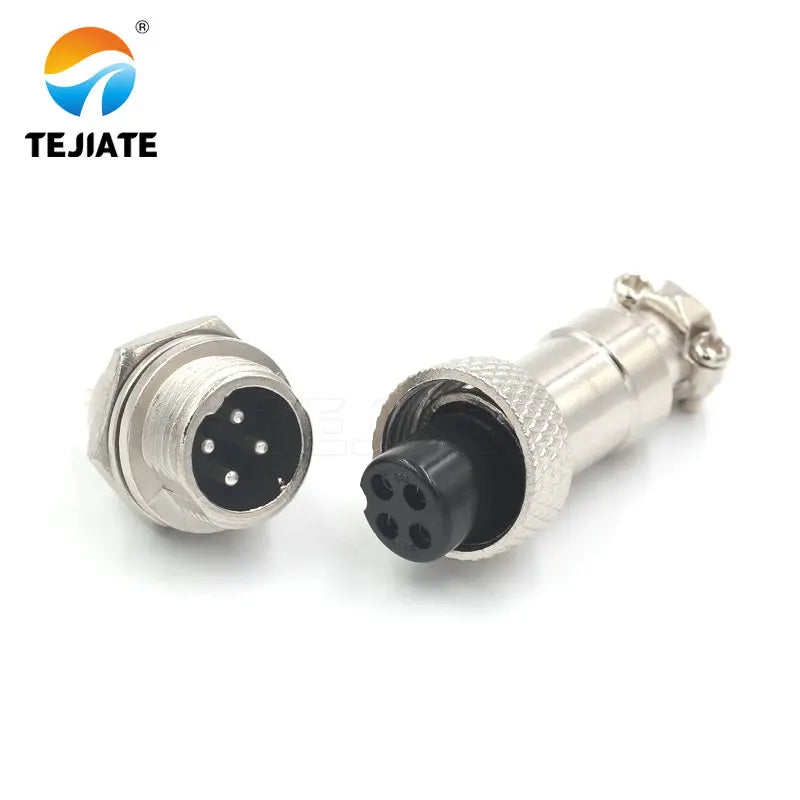 1 set of aviation plug 12MM GX12-2P3P4P5P6P socket aviation plug connector connector plug + socket