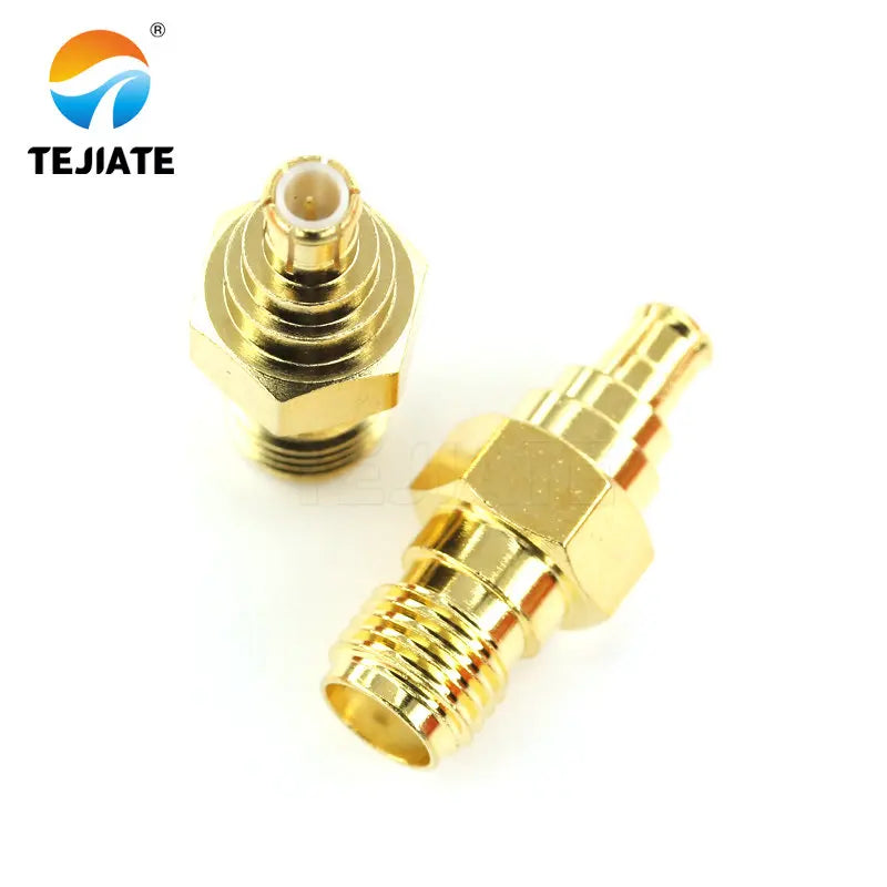 1PCS SMA to MCX MMCX adapter SMA/MCX/MMCX-J/K internal and external RF coaxial adapter connector antenna gold-plated