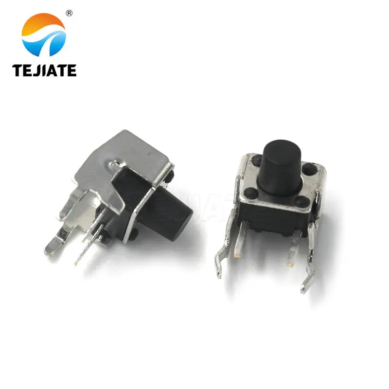 30PCS light touch switch horizontal with bracket 6 * 6 * 5/6/7/8/11/12MM 2 foot side press micro/button switch