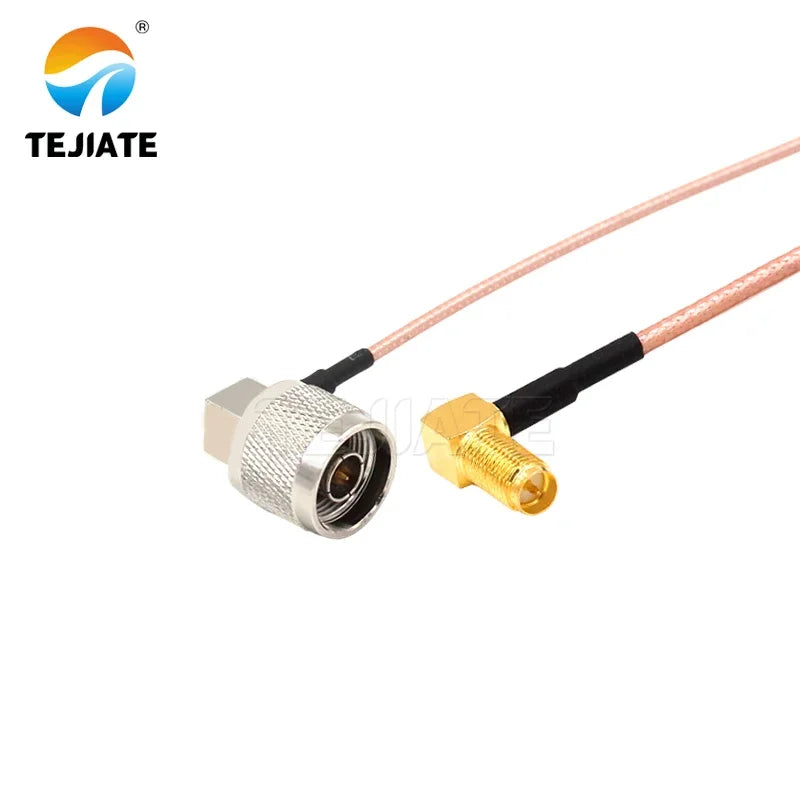 1PCS TEJIATE Adapter Cable N To SMA Type N-JW Convert RPSMA-KW 8-90CM 1M 1.5M 2M Length Connector RG316 Wire