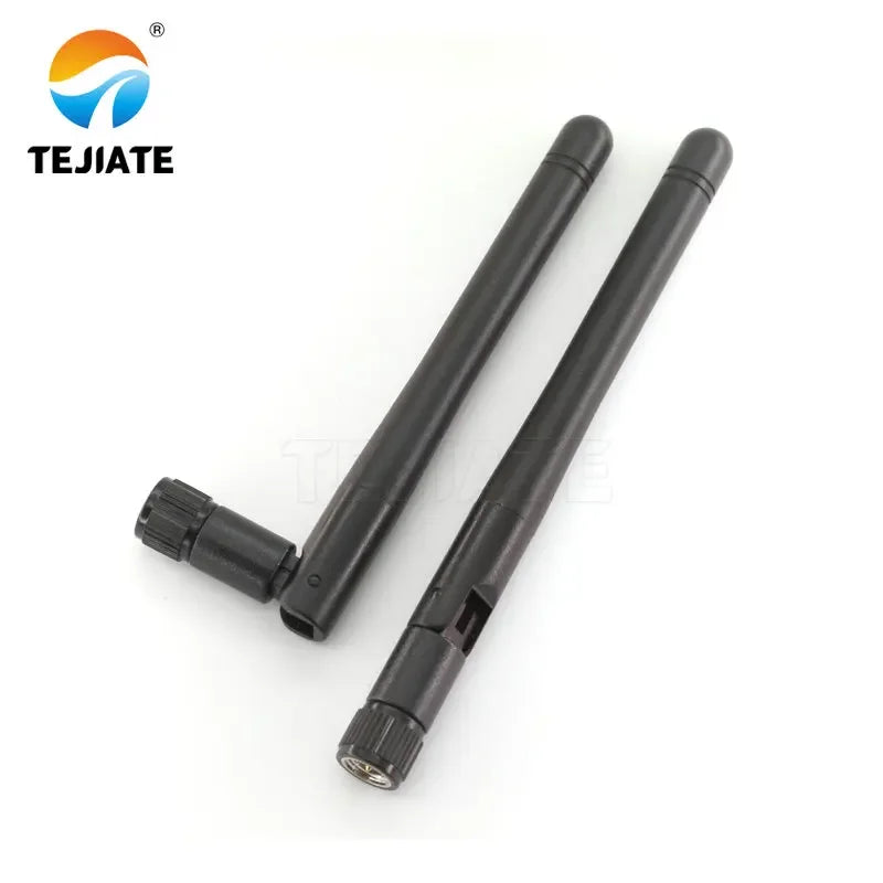 5PCS GPRS/GSM SMA 6/8/10/10.5/11CM Glue Antenna Straight/Bent Header Inner Pin/Hole Four Frequency High Gain Kit Black