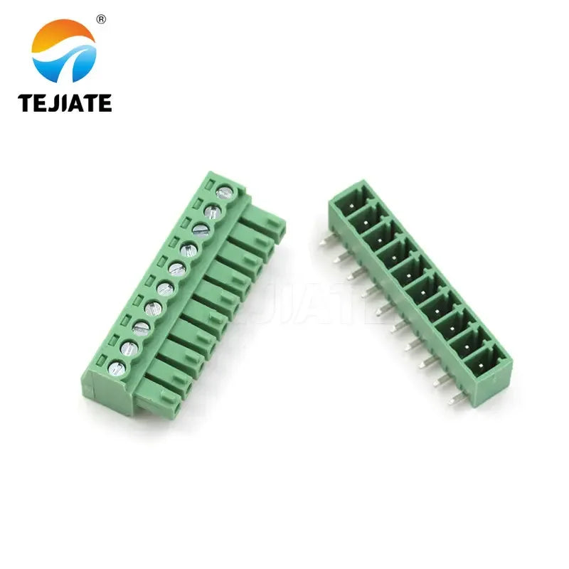 1Pairs KF2EDG 3.81MM Plug-In PCB Terminal Straight Pin/Bent Pin Socket 10P/12P/16P