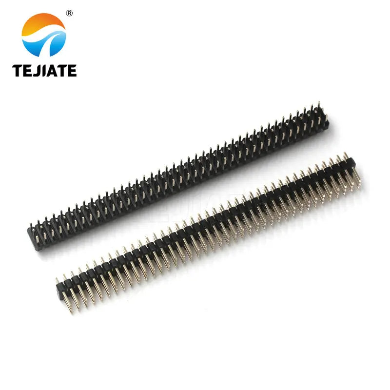 1PCS 2.54 3*40 Three Row Male Female 90 degree right angle R/A Breakaway PCB Pin Header socket Connector Pinheader 3x40p