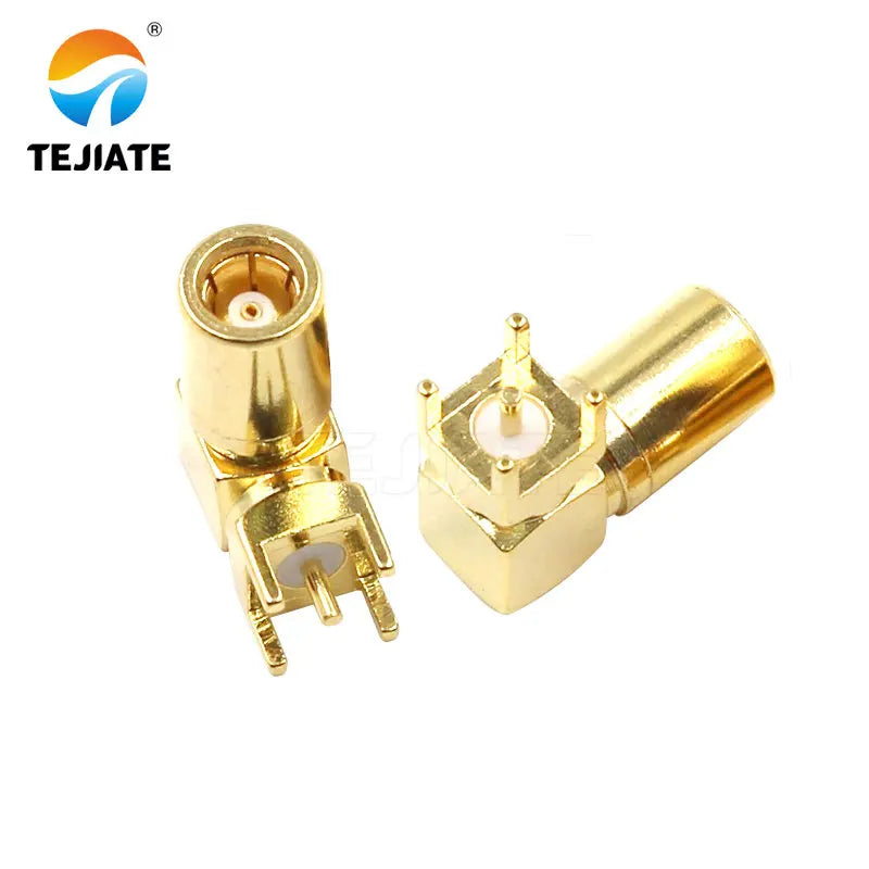 1PCS SMB-KWE/JWE/JE/KE Right Angle 90 degree Female Head RF Connector 50ohm Antenna Seat