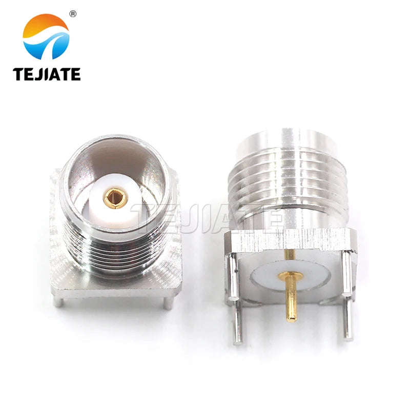 TNC-KE TNC-50KHD Vertical 50 ohm All-copper TNC solder PCB panel socket TNC panel connector