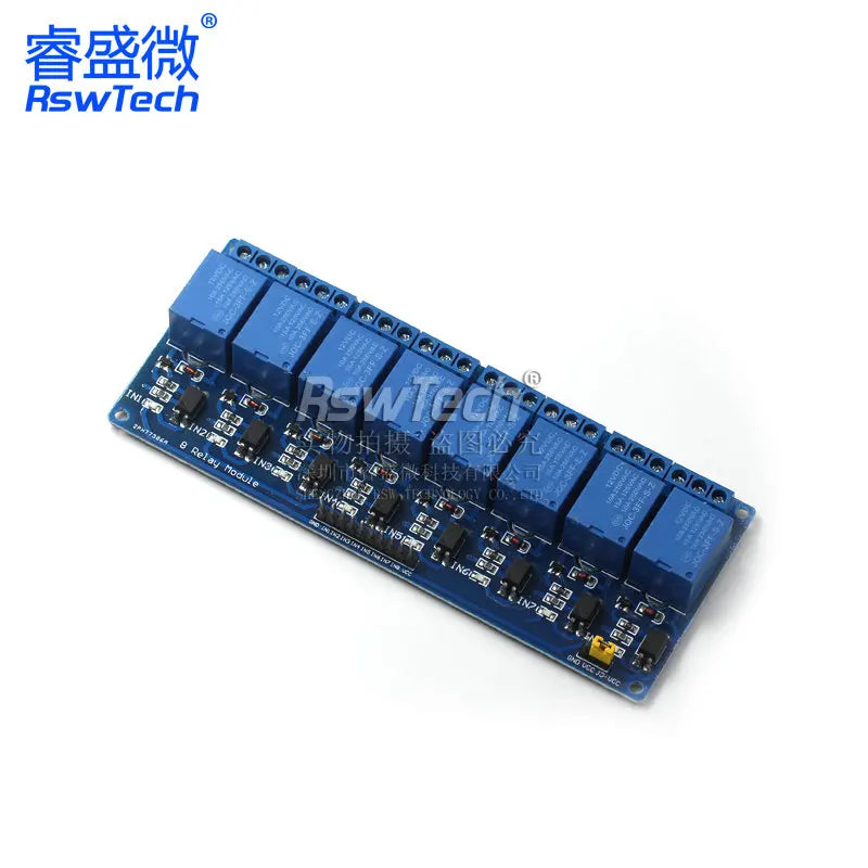 5V/12V 1 2 4 6 8 channel relay module with optocoupler. Relay Output 1 /2 /4 /6 / 8 way relay module 12V blue