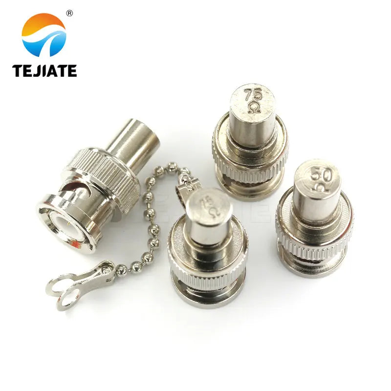 1PCS BNC Load Male Plug Termination Connector Coaxial Brass Resisitor 50/75Ohm High Quality Adapter