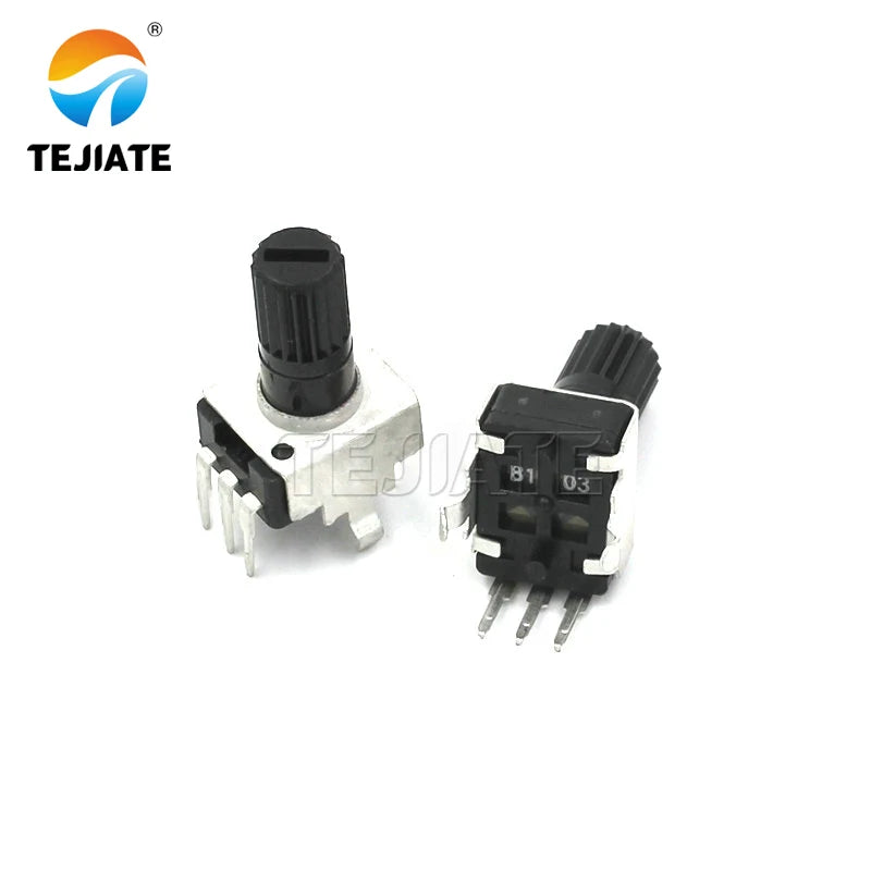 5PCS 0932 potentiometer adjustable resistor vertical 5K 10K 50k 100K 3-foot long handle 12.5MM RV09 type