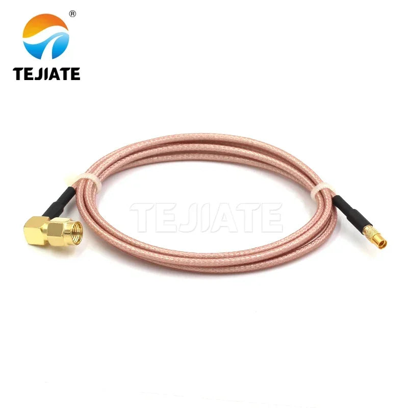 1PCS TEJIATE Adapter Cable MMCX To RPSMA Type MMCX-K Convert RPSMA-JW 8-90CM 1M 1.5M 2M Length Connector RG316 Wire