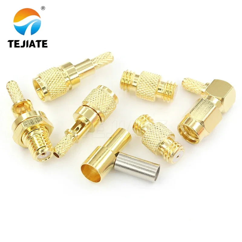 1PCS L5/M5-J/JW/KY/KK Dual Female and Male Conenctor Crimp Coaxila Cable adapter
