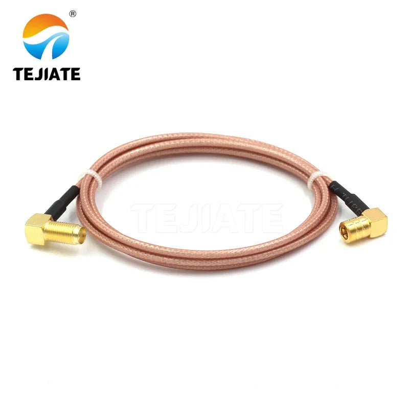 1PCS TEJIATE Adapter Cable SMB To SMA Type SMBKW Convert SMAKW 8-90CM 1M 1.5M 2M Length Connector RG316 Wire